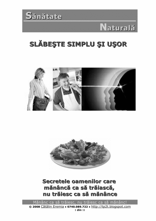 Product picture Slabeste simplu si usor